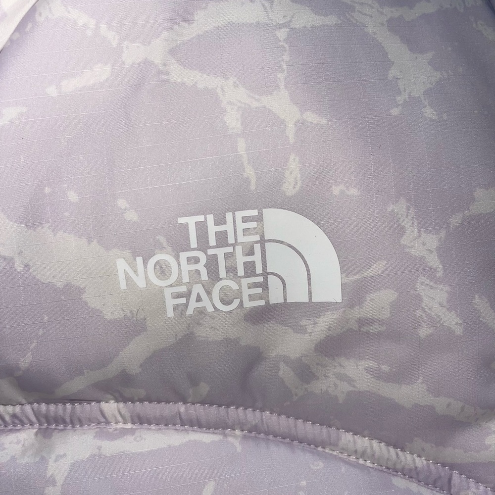 💜SOLD💜The North Face jacket LAVENDAR/WHITE, size Medium - Picture 3 of 7